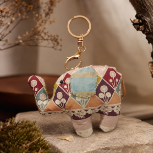 Handmade Elephant Keychain
